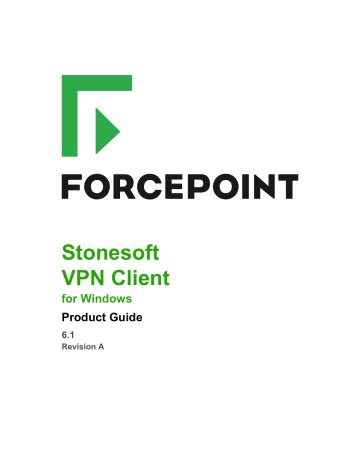stonesoft vpn client windows 10